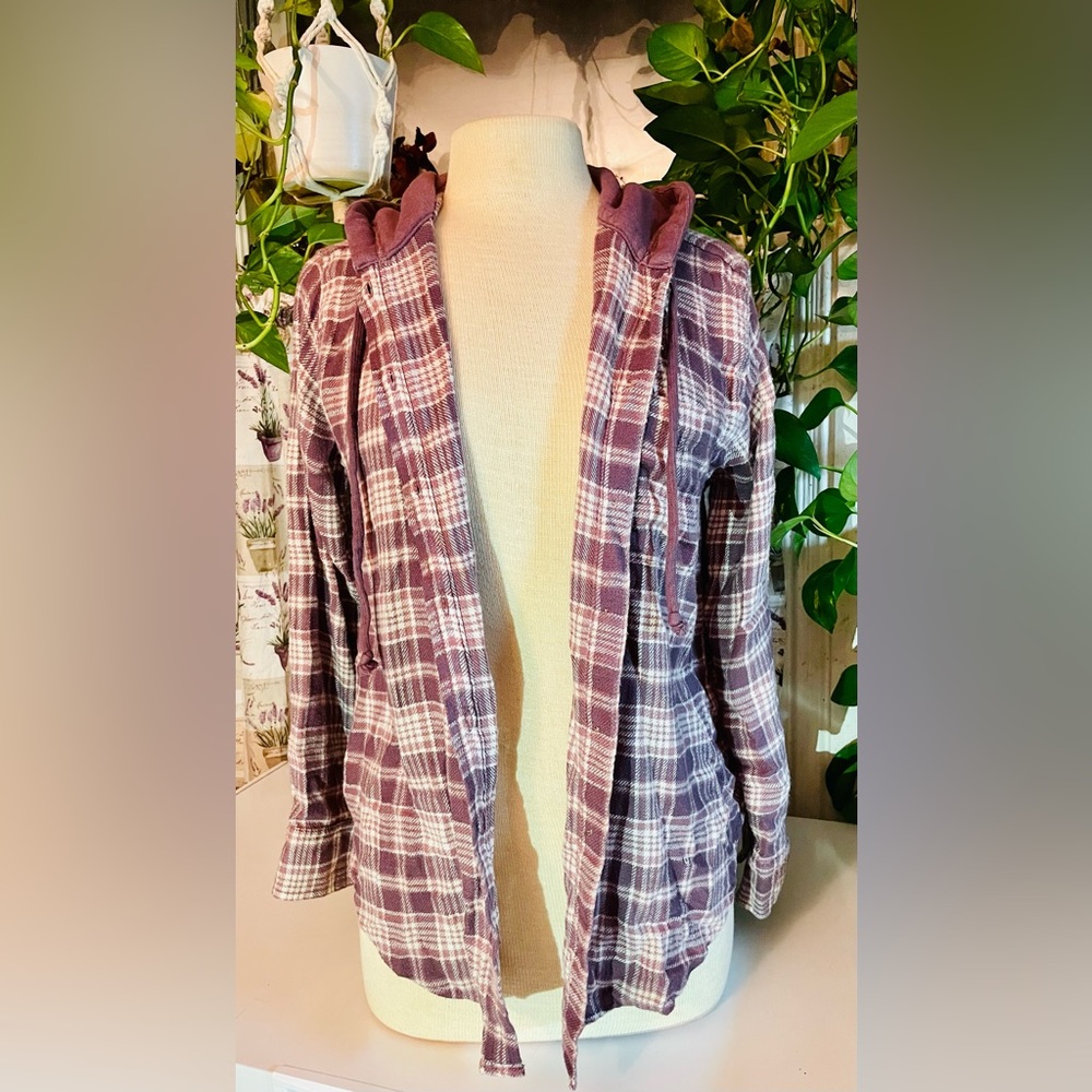 AE Oversized Hoodie Flannel